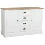 Sideboard Alexandra House Living White Brown Zinc Alloy MDF Wood 40 x 82 x 124 cm by Alexandra House Living, Sideboards - Ref...