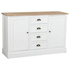 Aparador Alexandra House Living Branco Castanho Liga de Zinco Madeira MDF 40 x 82 x 124 cm de Alexandra House Living, Armário...