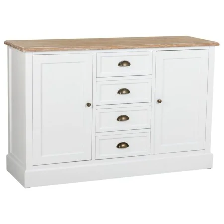 Sideboard Alexandra House Living White Brown Zinc Alloy MDF Wood 40 x 82 x 124 cm by Alexandra House Living, Sideboards - Ref...