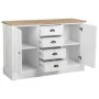 Sideboard Alexandra House Living White Brown Zinc Alloy MDF Wood 40 x 82 x 124 cm by Alexandra House Living, Sideboards - Ref...