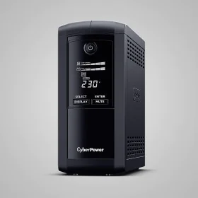 Uninterruptible Power Supply System Interactive UPS Cyberpower VP1000ELCD-FR 550 W by Cyberpower, Uninterrupted Power Supplie...