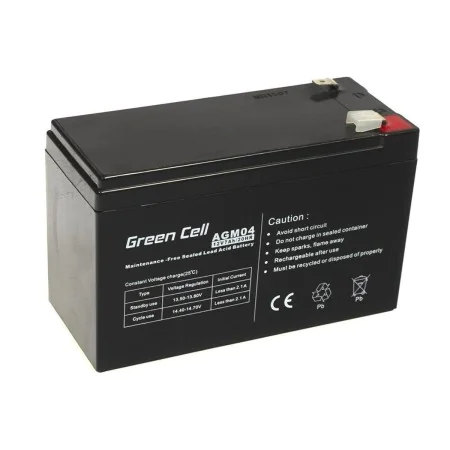 Battery for Uninterruptible Power Supply System UPS Green Cell AGM04 7 Ah 12 V by Green Cell, Replacement batteries for unint...