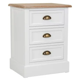 Nightstand Alexandra House Living White Brown 35 x 60 x 45 cm by Alexandra House Living, Bedside Tables - Ref: D1632114, Pric...