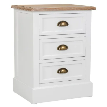 Nightstand Alexandra House Living White Brown 35 x 60 x 45 cm by Alexandra House Living, Bedside Tables - Ref: D1632114, Pric...