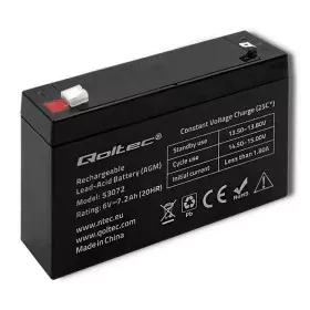 Batterie für Unterbrechungsfreies Stromversorgungssystem USV Qoltec 53072 7200 mAh 6 V von Qoltec, Batterieersatz für unterbr...