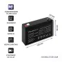 Batteria per Gruppo di Continuità UPS Qoltec 53072 7200 mAh 6 V di Qoltec, Sostituzione delle batterie per gruppi di continui...