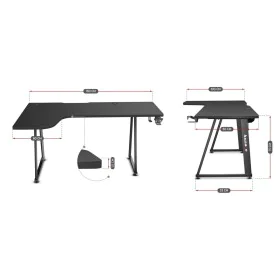 Desk Huzaro HZ-Hero 7.7 Black 160 x 60 cm by Huzaro, Computer desks and tables - Ref: S9130164, Price: 127,44 €, Discount: %