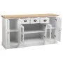 Credenza Alexandra House Living Bianco Marrone Lega di Zinco Legno MDF 40 x 80 x 150 cm di Alexandra House Living, Credenze e...