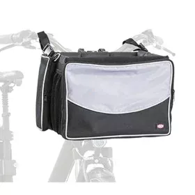 Bag Trixie TX-13106 White Black/Grey Polyester 41 x 6 x 26 cm Bicycle (41 x 26 x 26 cm) by Trixie, Balls - Ref: S9130465, Pri...