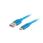 Cabo USB A para USB C Lanberg CA-USBO-21CU-0005-BL Azul 50 cm 0,5 m de Lanberg, Cabos USB - Ref: S9130520, Preço: 2,98 €, Des...