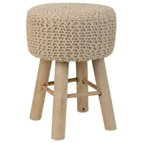 Tabouret Alexandra House Living Crème Bambou Pin Éponge Bois MDF 32 x 44 x 32 cm de Alexandra House Living, Chaises et canapé...