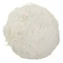 Tabouret Alexandra House Living Blanc Tissu Peluche Bambou Pin Éponge Bois MDF 32 x 44 x 32 cm de Alexandra House Living, Cha...