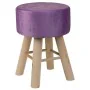 Tabouret Alexandra House Living Pourpre Velours Bambou Pin Éponge Bois MDF 32 x 44 x 32 cm de Alexandra House Living, Chaises...