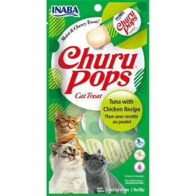 Lanche para Gato Inaba EU713 4 x 15 g Guloseimas Frango Atum 15 ml de Inaba, Snacks - Ref: S9131005, Preço: 4,59 €, Desconto: %