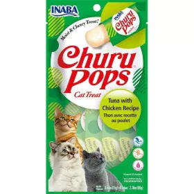 Lanche para Gato Inaba EU713 4 x 15 g Guloseimas Frango Atum 15 ml de Inaba, Snacks - Ref: S9131005, Preço: 4,36 €, Desconto: %