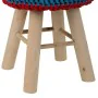 Tabouret Alexandra House Living Bleu Bambou Pin Éponge Bois MDF 32 x 44 x 32 cm de Alexandra House Living, Chaises et canapés...