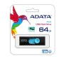 Memória USB Adata UV220 Preto/Azul 64 GB de Adata, Memórias USB - Ref: S9131094, Preço: 6,01 €, Desconto: %