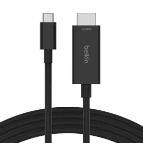 Câble USB-C vers HDMI Belkin AVC012bt2MBK Noir 2 m de Belkin, Câbles HDMI - Réf : S9131557, Prix : 46,04 €, Remise : %