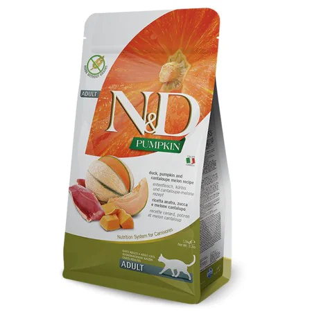 Comida para gato Farmina PND0150013 Calabaza Adulto Pato 1,5 Kg de Farmina, Seca - Ref: S9131730, Precio: 31,52 €, Descuento: %