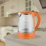 Kettle Feel Maestro MR-064 Orange Transparent Glass 2000 W 1,7 L by Feel Maestro, Electric Kettles - Ref: S9132101, Price: 17...