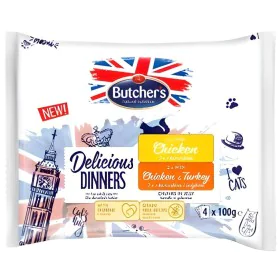 Comida para gato Butcher's Delicious Pollo Pavo de Butcher's, Húmeda - Ref: S9132154, Precio: 3,56 €, Descuento: %