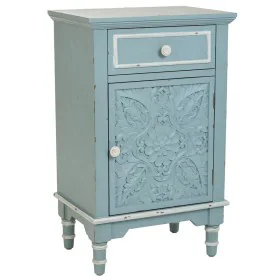 Table de Nuit Alexandra House Living Bleu Blanc 32 x 74 x 46 cm de Alexandra House Living, Tables de chevet - Réf : D1632142,...