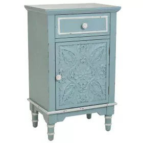 Nightstand Alexandra House Living Blue White 32 x 74 x 46 cm by Alexandra House Living, Bedside Tables - Ref: D1632142, Price...