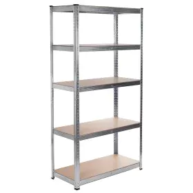 Shelves Greenblue GB378 180 x 90 x 40 cm Grey Galvanised Steel MDF Wood 75 Kg by Greenblue, Utility Shelves - Ref: S9132399, ...