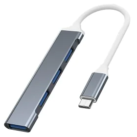 Hub USB Vakoss TC-4125X Prateado de Vakoss, Hubs USB - Ref: S9132511, Preço: 9,21 €, Desconto: %