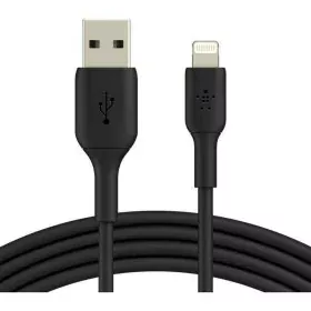 Cabo Lightning Belkin CAA001BT1MBK Preto 1 m (1 Unidade) de Belkin, Cabos USB - Ref: S9132667, Preço: 17,25 €, Desconto: %