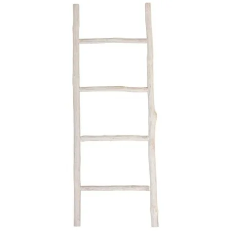 Scaffale Alexandra House Living Bianco Legno di paulownia 3 x 120 x 44 cm Scala di Alexandra House Living, Scaffalature e rip...