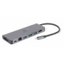 Hub USB-C GEMBIRD A-CM-COMBO5-05 5 em 1 Prateado 100 W de GEMBIRD, Hubs USB - Ref: S9132860, Preço: 40,17 €, Desconto: %