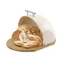 Brotkorb Feel Maestro MR-1678 Beige Silberfarben Holz Kunststoff 1 Stücke 27,5 x 21 x 37,5 cm von Feel Maestro, Lagerung von ...