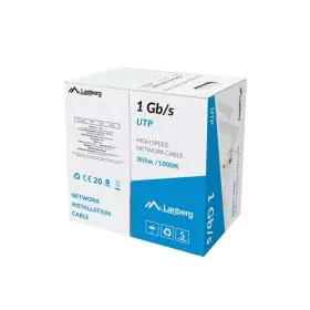 Cabo de rede rígido UTP Categoria 6 Lanberg LCU6-10CC-0305-S Cinzento 305 m de Lanberg, Cabos Ethernet - Ref: S9133077, Preço...