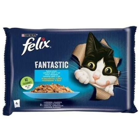 Cat food Purina Fantastic Salmon 340 g by Purina, Wet - Ref: S9133471, Price: 4,15 €, Discount: %