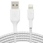 Câble USB vers Lightning Belkin CAA002BT2MWH Blanc 2 m (1 Unité) de Belkin, Câbles USB - Réf : S9133508, Prix : 17,51 €, Remi...