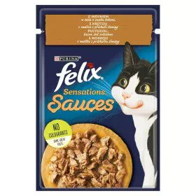 Cibo per gatti Purina Felix Sensations Tacchino 85 g di Purina, Umido - Rif: S9133674, Prezzo: 1,39 €, Sconto: %