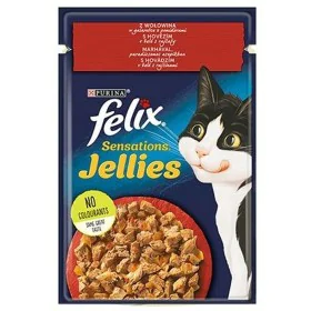 Comida para gato Purina Felix Sensations Vitela Tomate 85 g de Purina, Húmida - Ref: S9133675, Preço: 1,34 €, Desconto: %