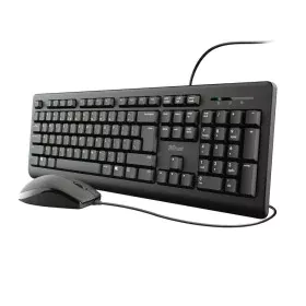 clavier et souris Trust 23970 Noir Qwerty US de Trust, Ensembles Clavier et Souris - Réf : S9135944, Prix : 23,89 €, Remise : %