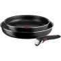 Set of Frying Pans Tefal L1539143 Black Aluminium 3 Pieces 2 Units Ø 24 cm Ø 28 cm by Tefal, Frying Pans - Ref: S9136389, Pri...