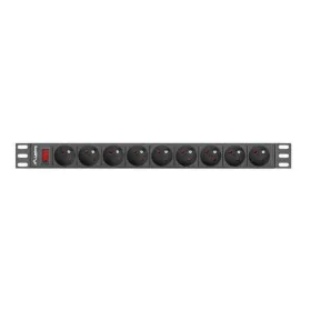 Regleta Lanberg PDU-09E-0300-BK de Lanberg, Armarios y estanterías - Ref: S9137026, Precio: 28,01 €, Descuento: %