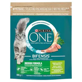 Aliments pour chat Purina One Bifensis Adult Indoor Adulte Dinde 800 g de Purina, Sèche - Réf : S9137081, Prix : 9,86 €, Remi...