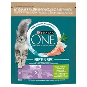 Comida para gato Purina One Bifensis Adult Sensitive Adulto Peru 800 g de Purina, Seca - Ref: S9137082, Preço: 9,73 €, Descon...