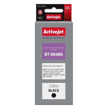 Cartouche d'Encre Compatible Activejet BT-D60Bk Noir de Activejet, Toners et encre pour imprimante - Réf : S9137220, Prix : 3...