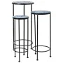 Flower Pot Stand Alexandra House Living Black Iron Tile 30 x 68 x 30 cm 3 Pieces by Alexandra House Living, Accessories - Ref...