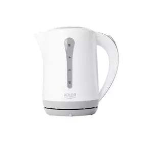 Kettle Adler AD 1244 White Plastic 2200 W 2,5 L by Adler, Electric Kettles - Ref: S9137636, Price: 17,33 €, Discount: %