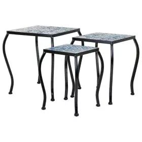 Soporte para Maceta Alexandra House Living Negro Hierro Azulejo 33 x 37 x 33 cm 3 Piezas de Alexandra House Living, Accesorio...