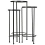 Flower Pot Stand Alexandra House Living Black Iron Tile 30 x 68 x 30 cm 3 Pieces by Alexandra House Living, Accessories - Ref...