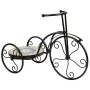 Blumentopfhalter Alexandra House Living Schwarz Eisen Kachel Fahrrad 23 x 36 x 53 cm von Alexandra House Living, Zubehör - Re...