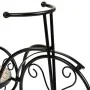 Blumentopfhalter Alexandra House Living Schwarz Eisen Kachel Fahrrad 23 x 36 x 53 cm von Alexandra House Living, Zubehör - Re...